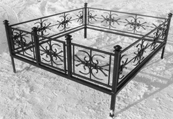 Ограда для могил №11. Модель "Снежинка"