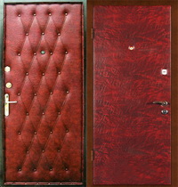 Дверь Винилискожа (дутая) + Винилискожа