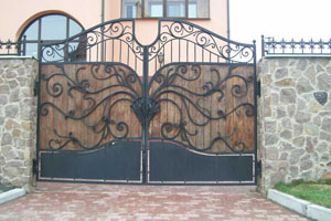 ворота на забор